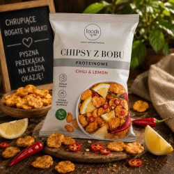 Chipsy z bobu Chili & Lemon | 60 g | Foods by Ann