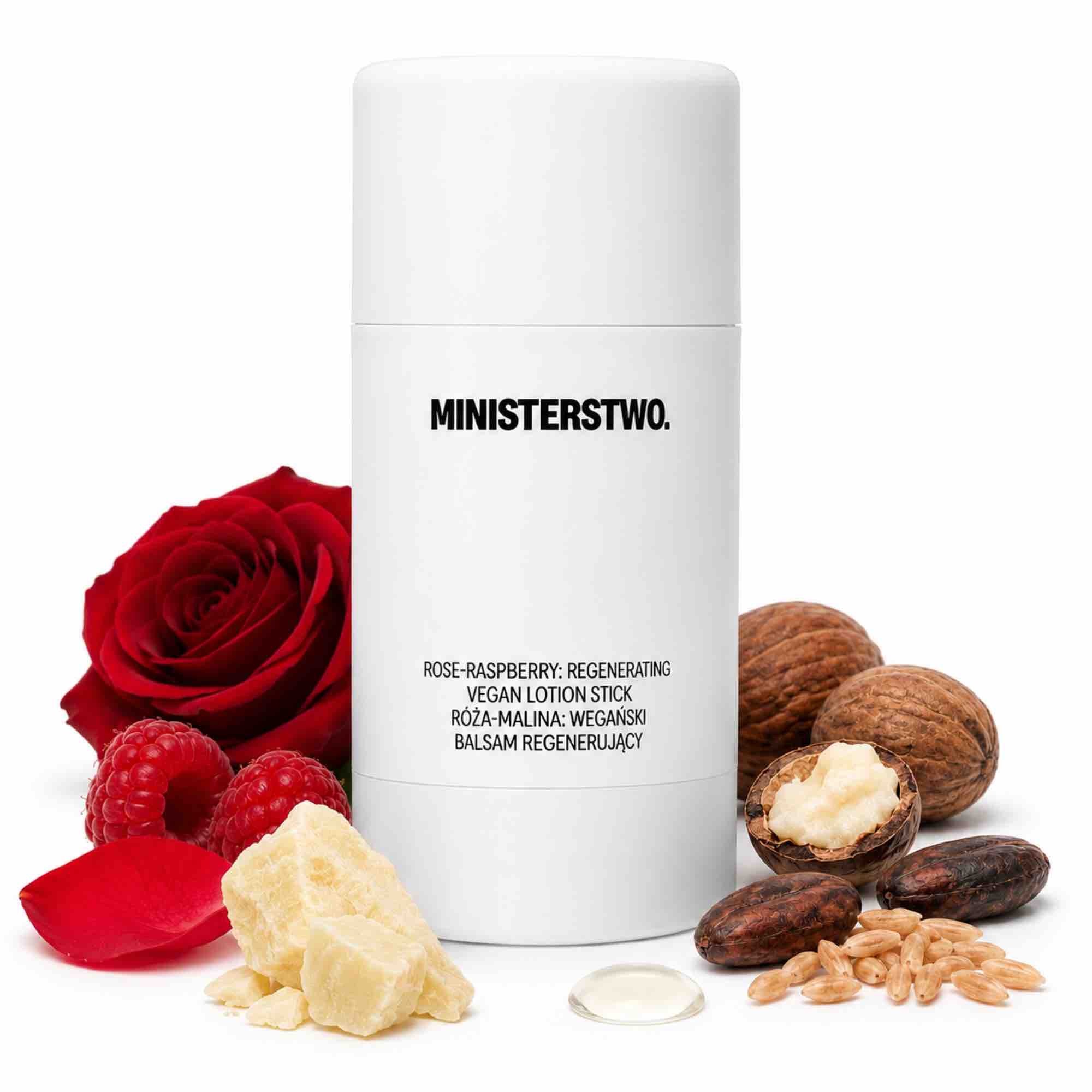 Róża-Malina – balsam w sztyfcie | 75 g | Ministerstwo Dobrego Mydła