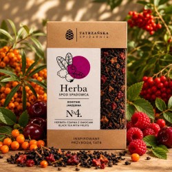 Herba SPOD SPADOWCA — czarna herbata z owocami | 100 g | Tatrzańska Spiżarnia