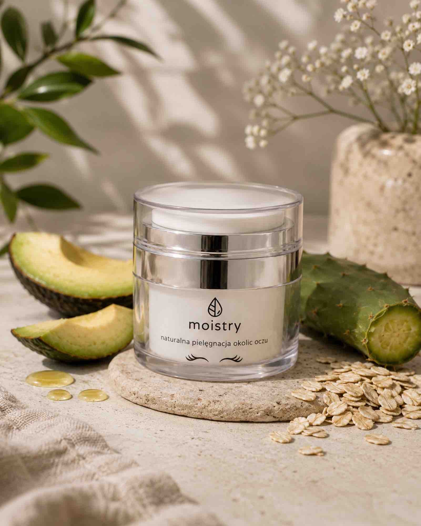Naturalna pielęgnacja okolic oczu | 15 ml | Moistry