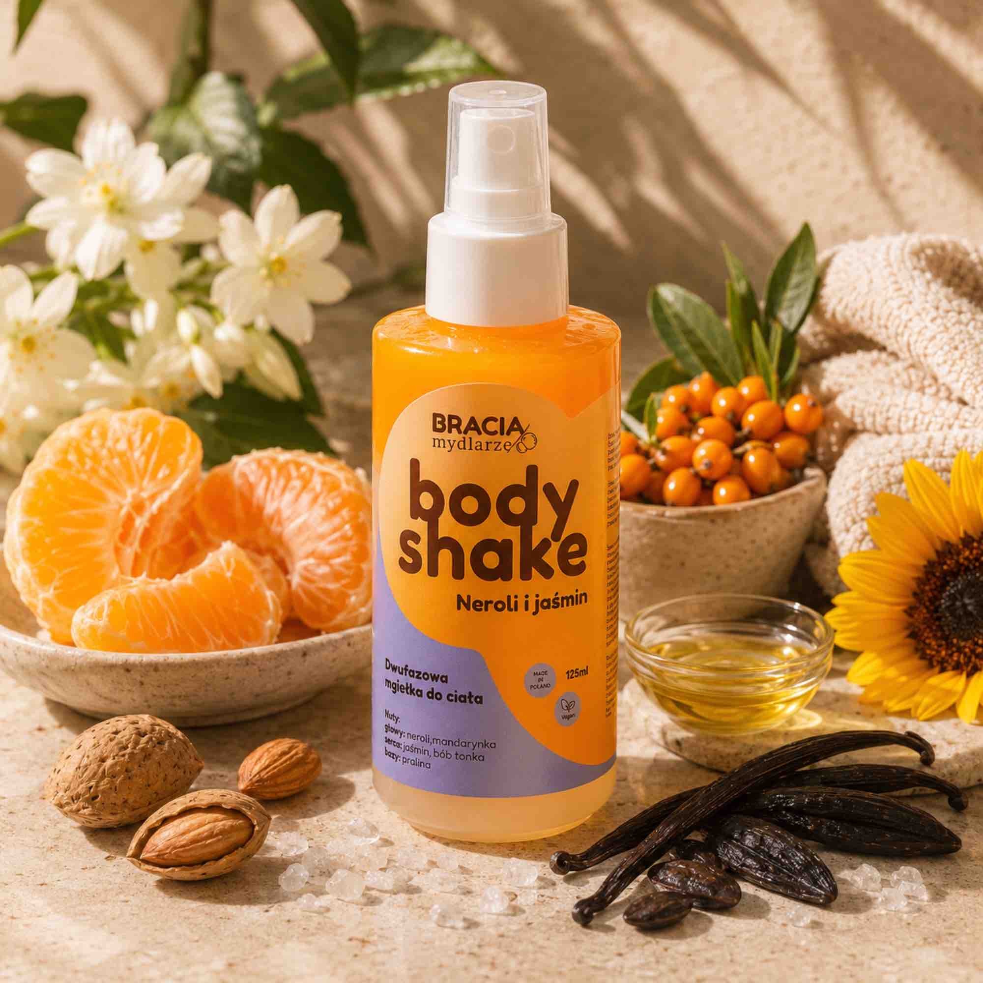 Neroli i jaśmin Body Shake mgiełka do ciała Bracia Mydlarze 125 ml