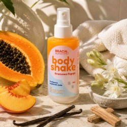 Kremowa papaja Body Shake — mgiełka do ciała | 125 ml | Bracia Mydlarze