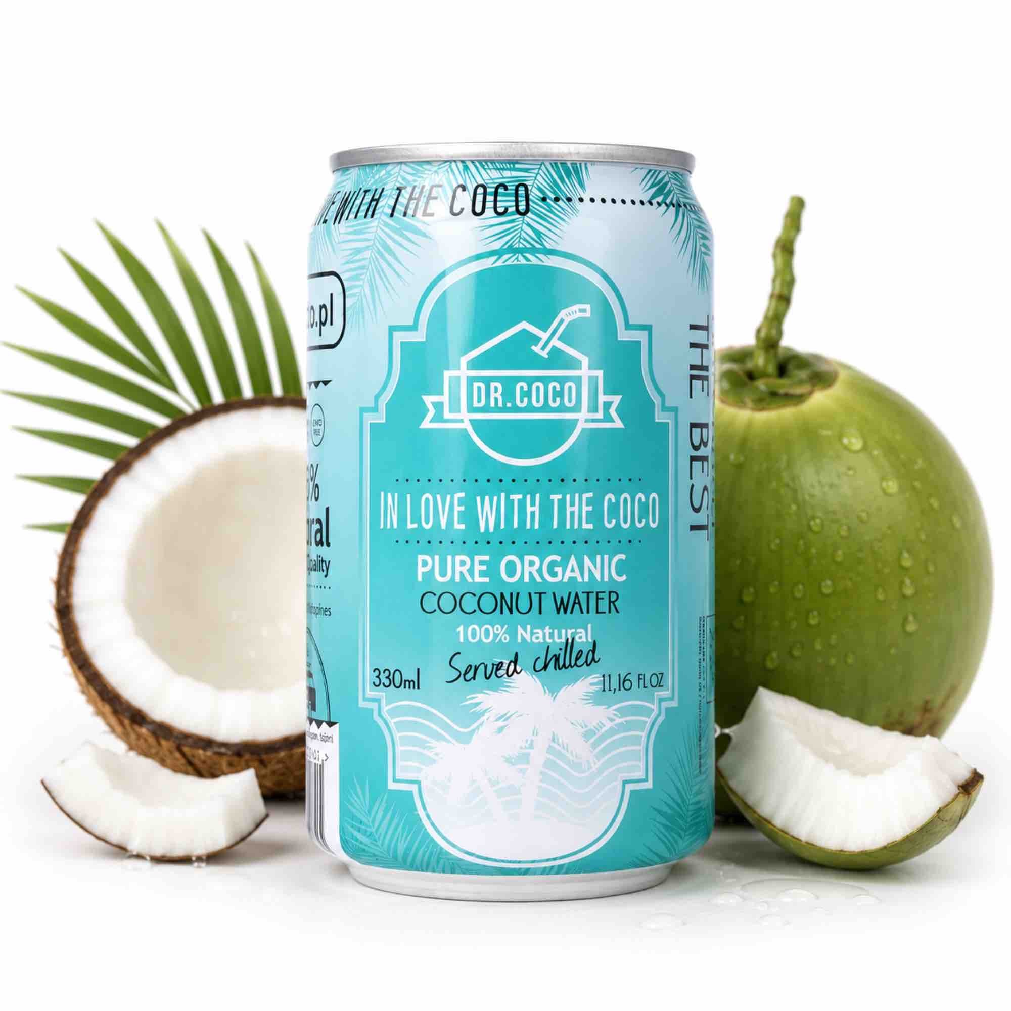 Dr. Coco — woda kokosowa BIO | 330 ml | Dr. Coco