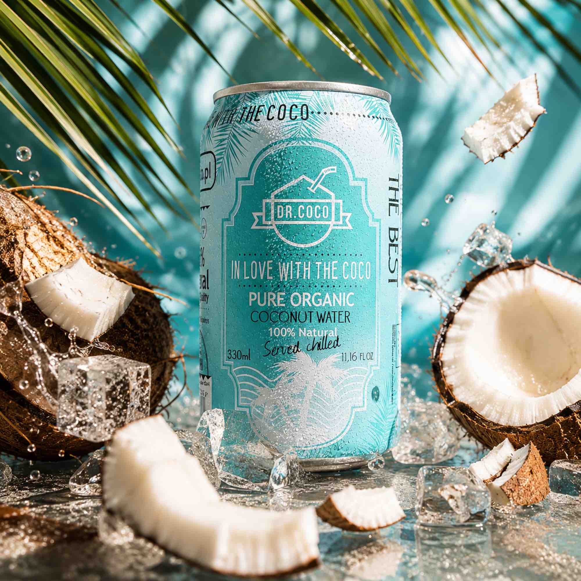 Dr. Coco — woda kokosowa BIO | 330 ml | Dr. Coco