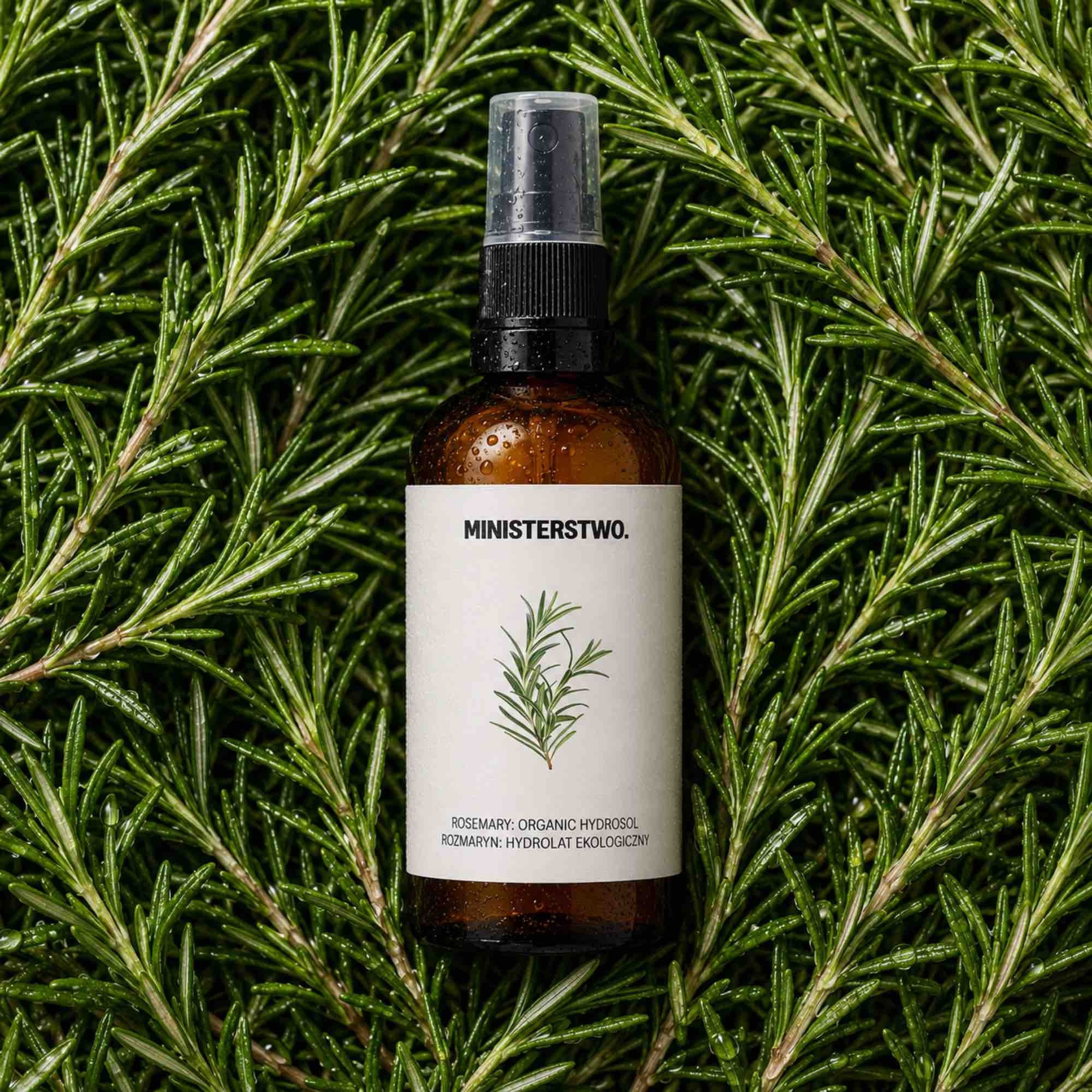 Rozmaryn — hydrolat ekologiczny | 100 ml | Ministerstwo Dobrego Mydła