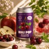 Wiśnia Mięta Holi Pop, gazowany napój funkcjonalny, puszka 330 ml