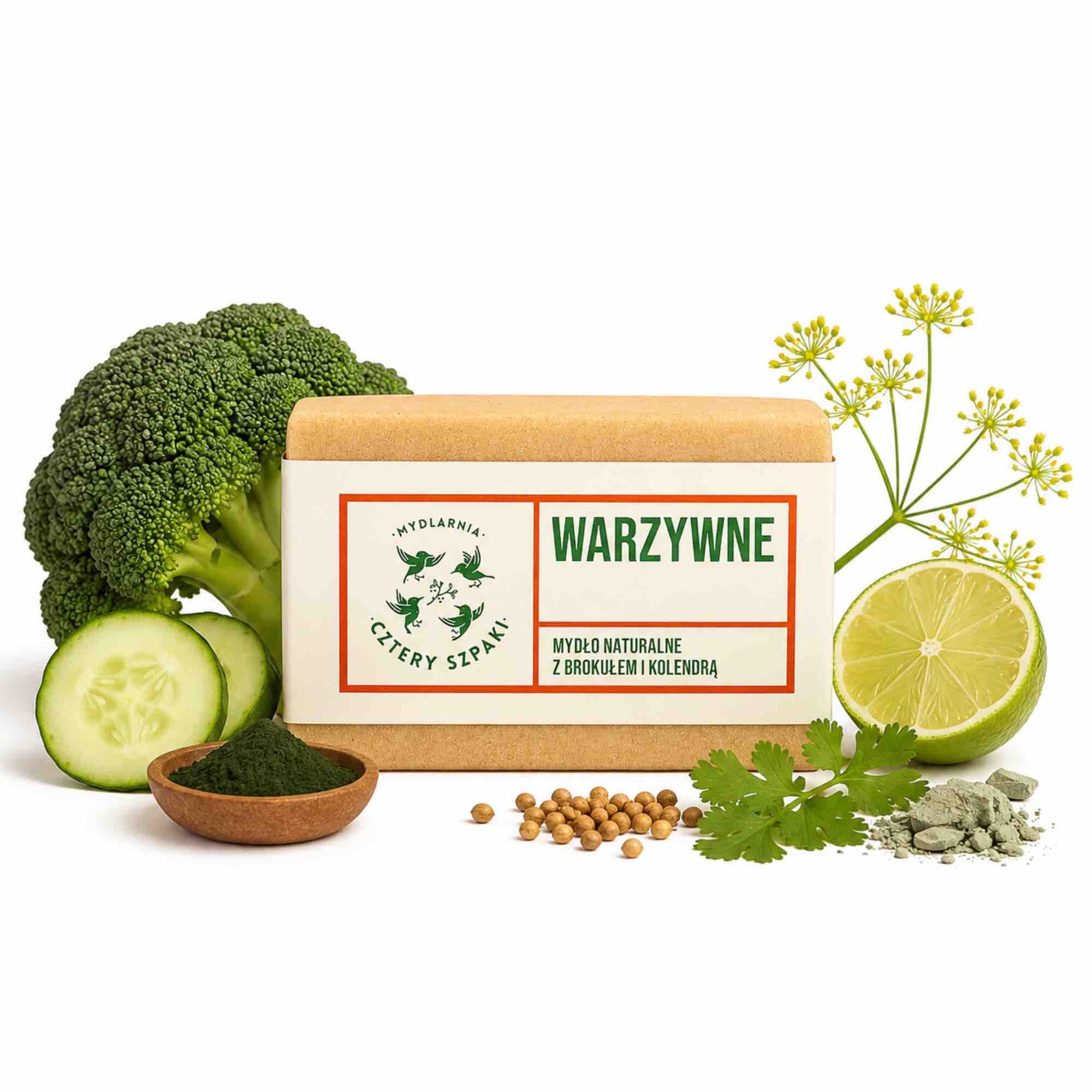 Warzywne — naturalne mydło w kostce | 110 g | 4 Szpaki