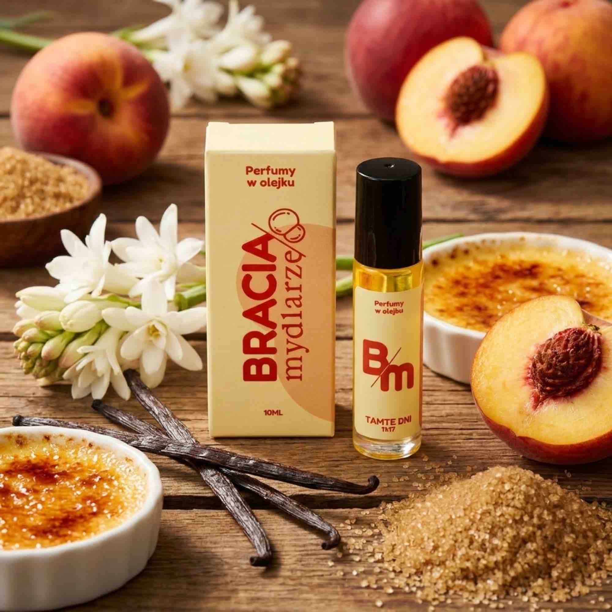 Tamte dni 11:17 Bracia Mydlarze, perfumy w olejku, buteleczka roll-on 10 ml