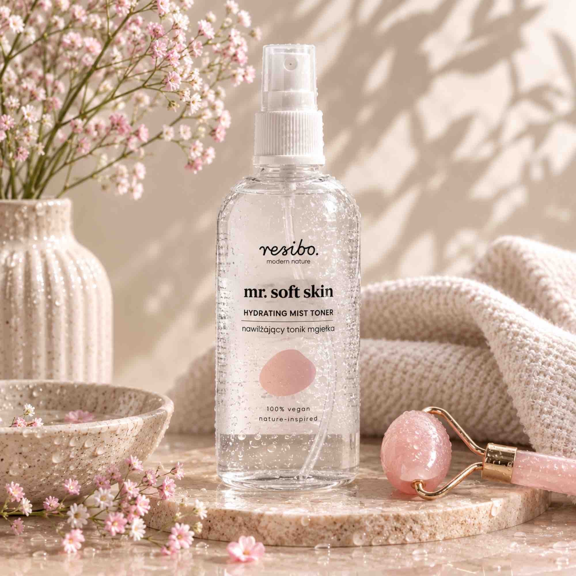 Mr. Soft Skin Resibo, nawilżający tonik-mgiełka, butelka 100 ml