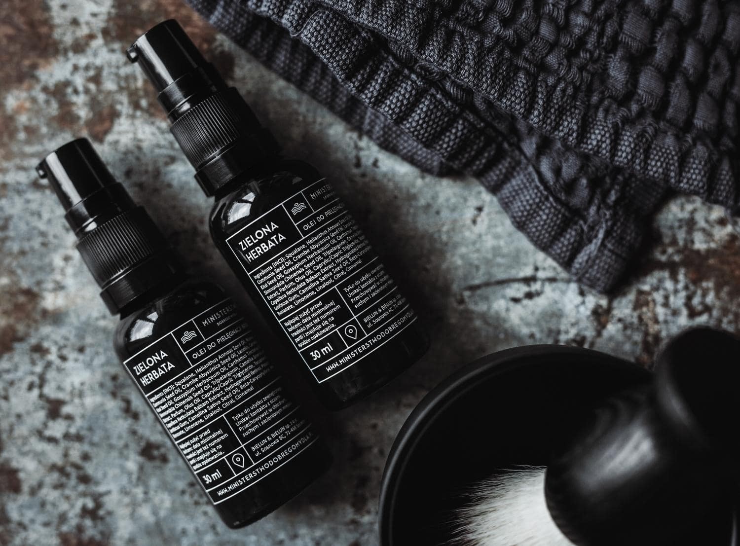 Olej do brody Zielona Herbata z ekstraktem | 30 ml | Ministerstwo Dobrego Mydła