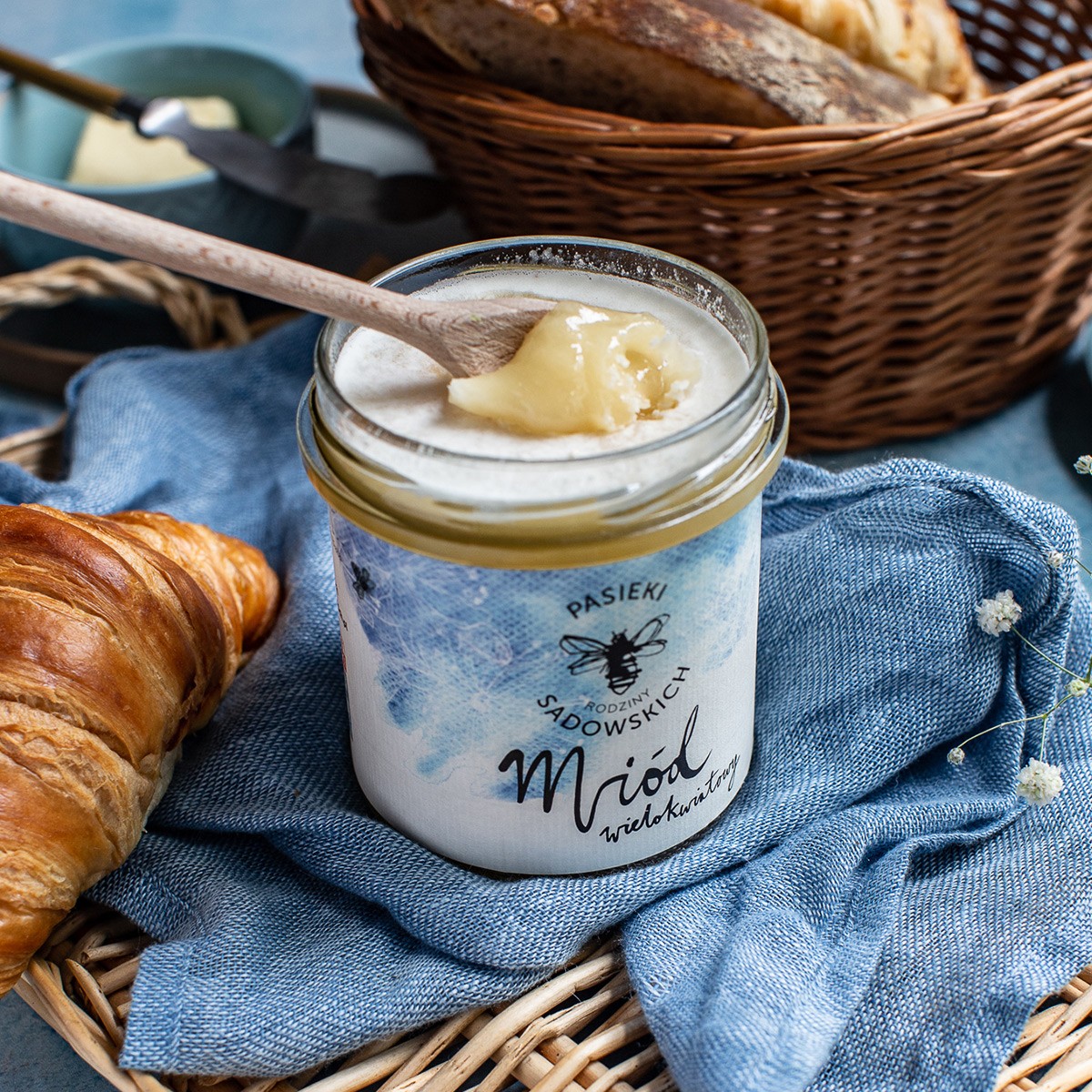 Miód wielokwiatowy świeży 2025 | naturalny miód z polskich pasiek | Pasieki Sadowskich