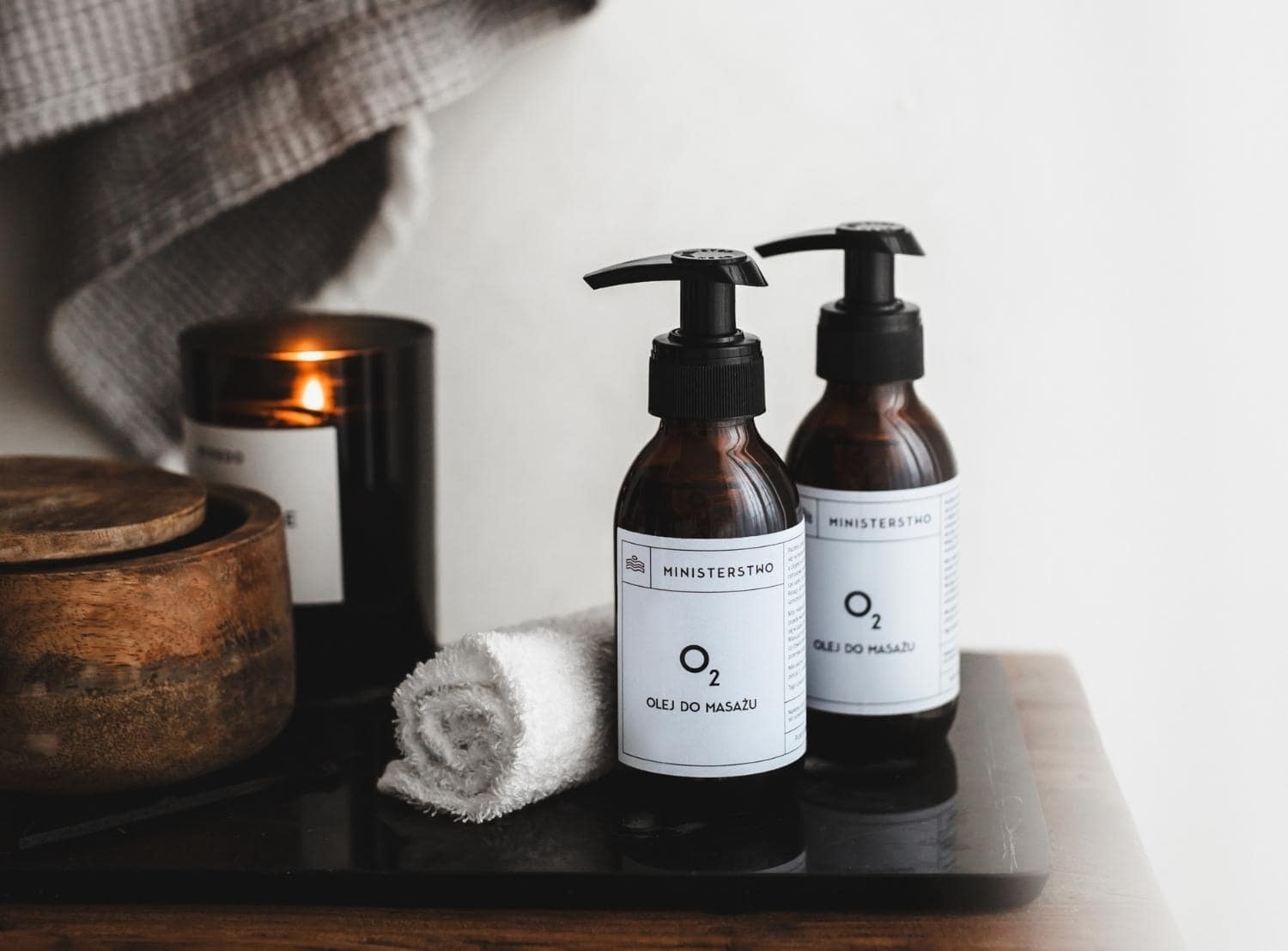 Naturalny olej do masażu O2 – waniliowo-cytrusowy, 140 ml | Ministerstwo