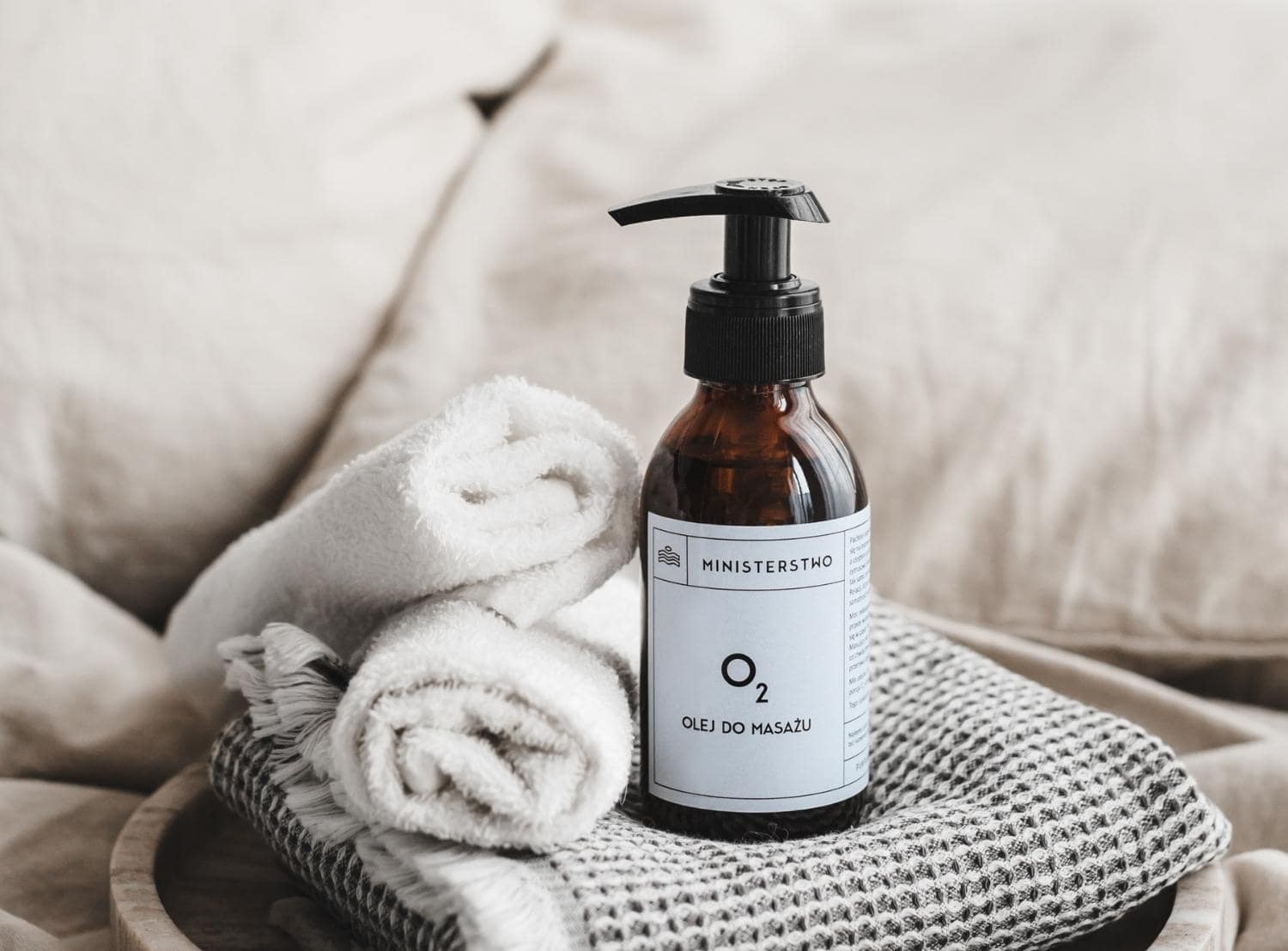 Naturalny olej do masażu O2 – waniliowo-cytrusowy, 140 ml | Ministerstwo