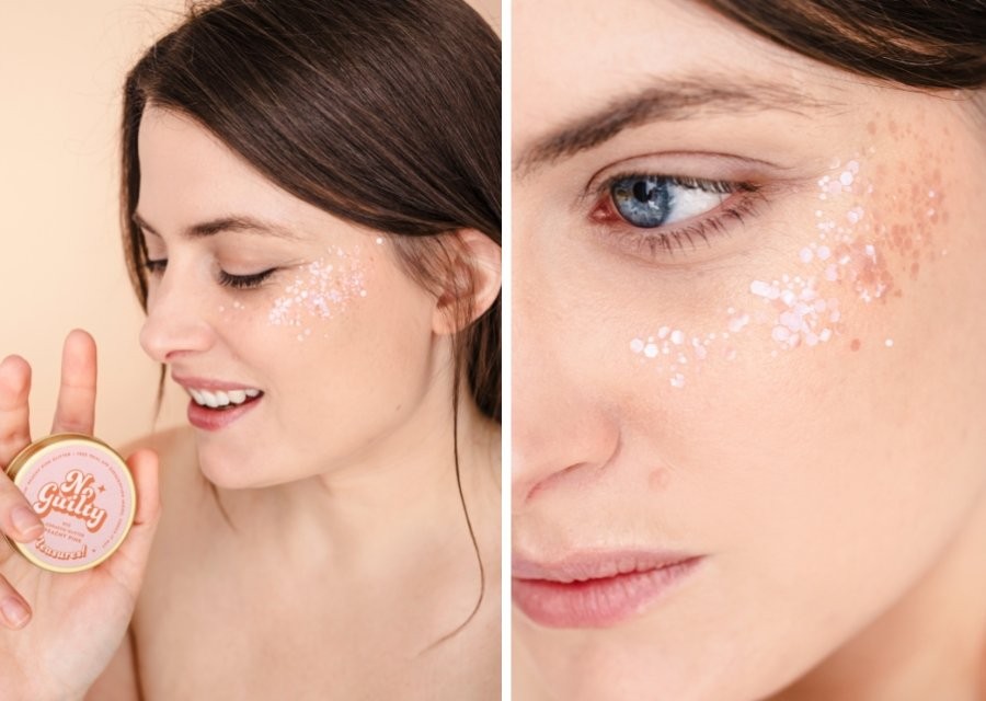 Brokat Facegroovin’ Peachy Pink Glitter | 10g | Ministerstwo Dobrego Mydła ✨