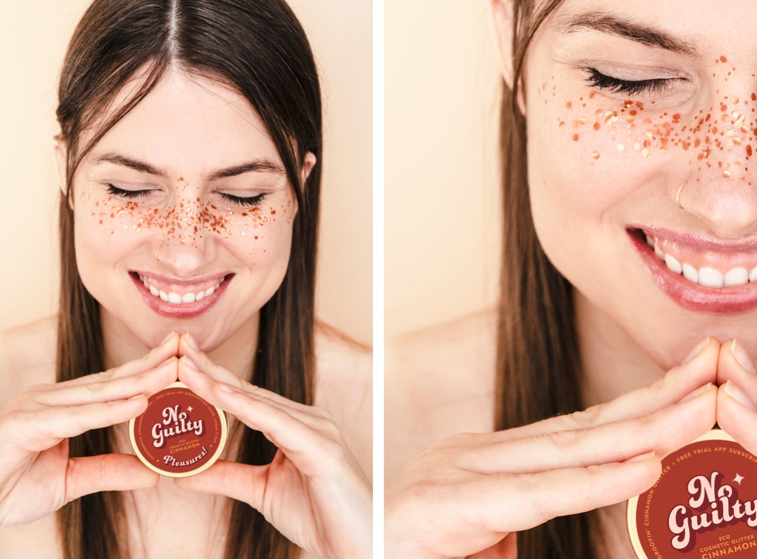 Brokat Facegroovin' Cinnamon Glitter | 10g | Ministerstwo Dobrego Mydła