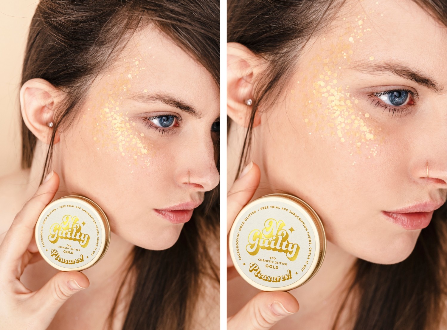 Brokat Facegroovin’ Gold Glitter | 10g | Ministerstwo Dobrego Mydła ✨