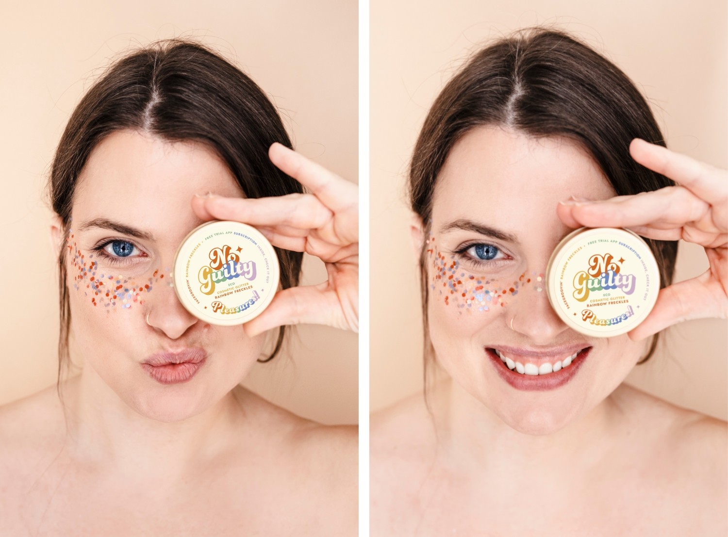 Brokat Facegroovin’ Rainbow Freckles Glitter | 10g | Ministerstwo Dobrego Mydła