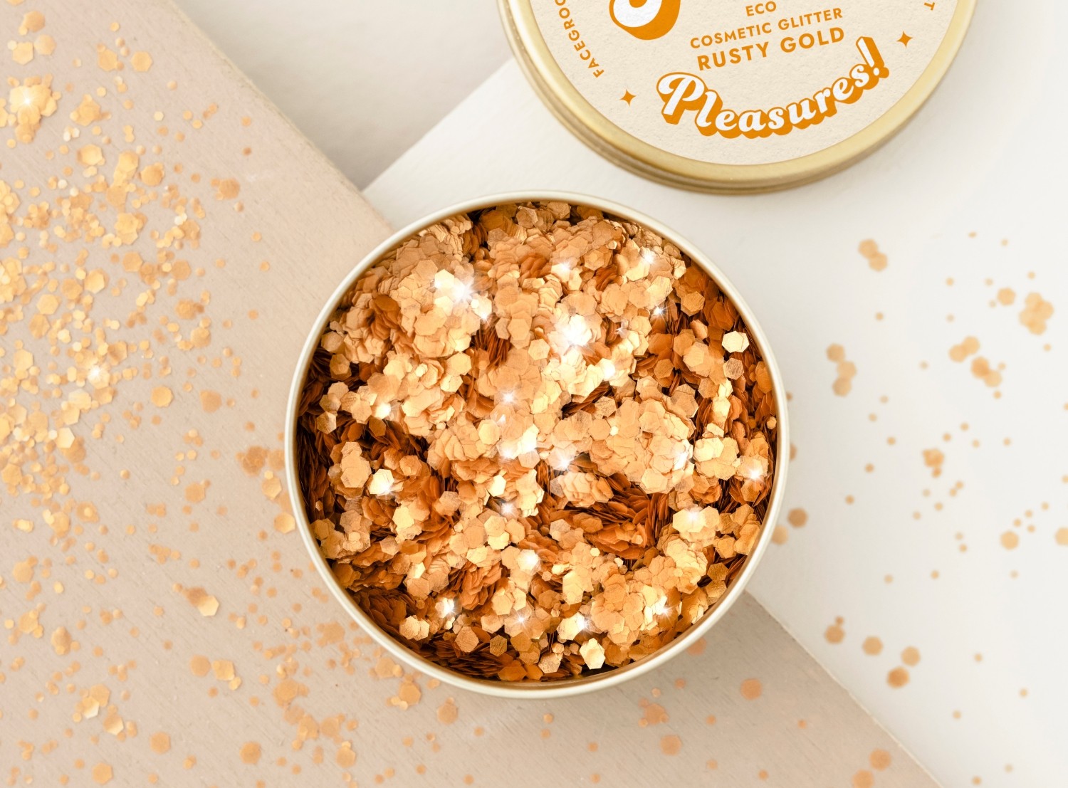 Brokat Facegroovin’ Rusty Gold Glitter | 10 g | Ministerstwo Dobrego Mydła