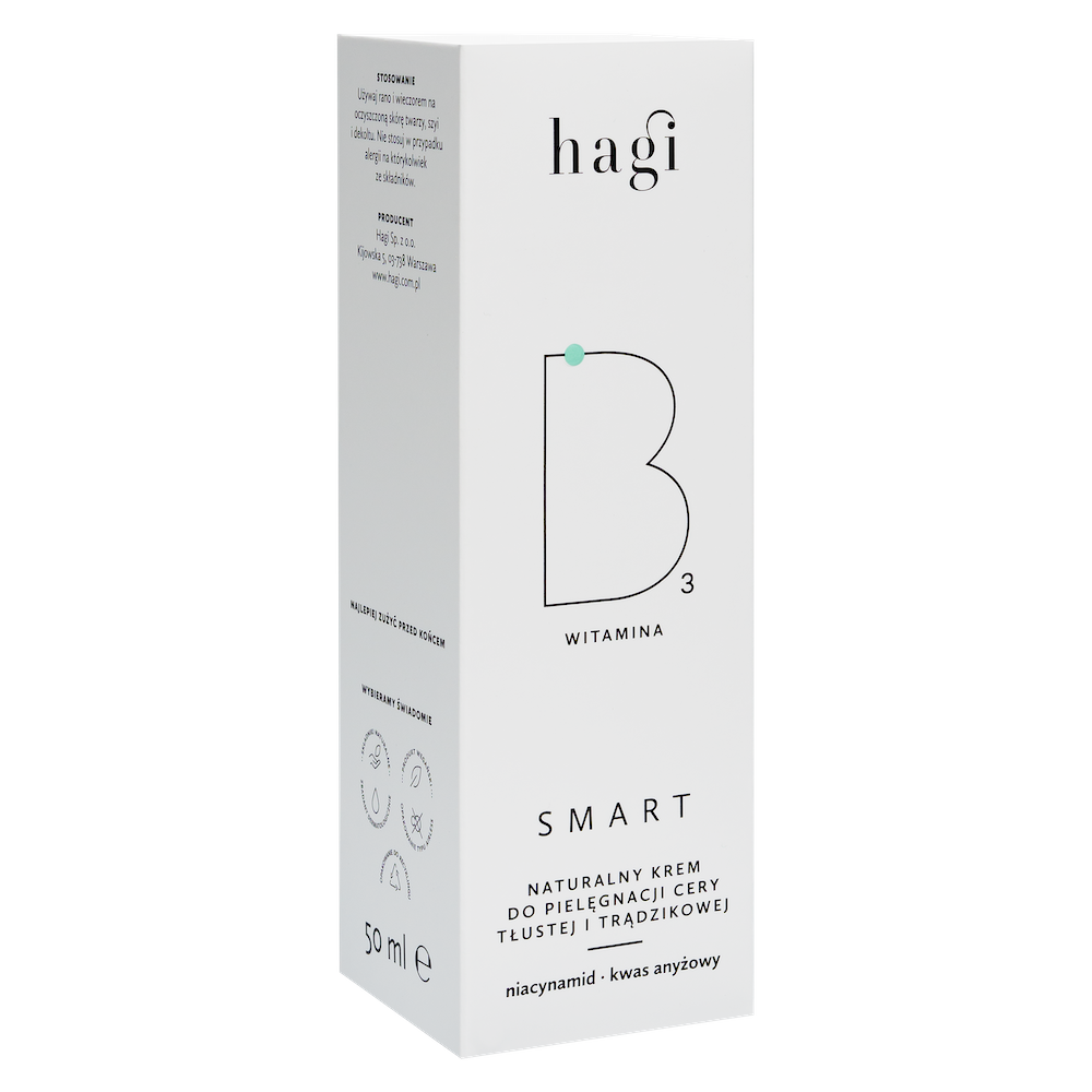 SMART B – Naturalny Krem z Niacynamidem | 50 ml | Hagi