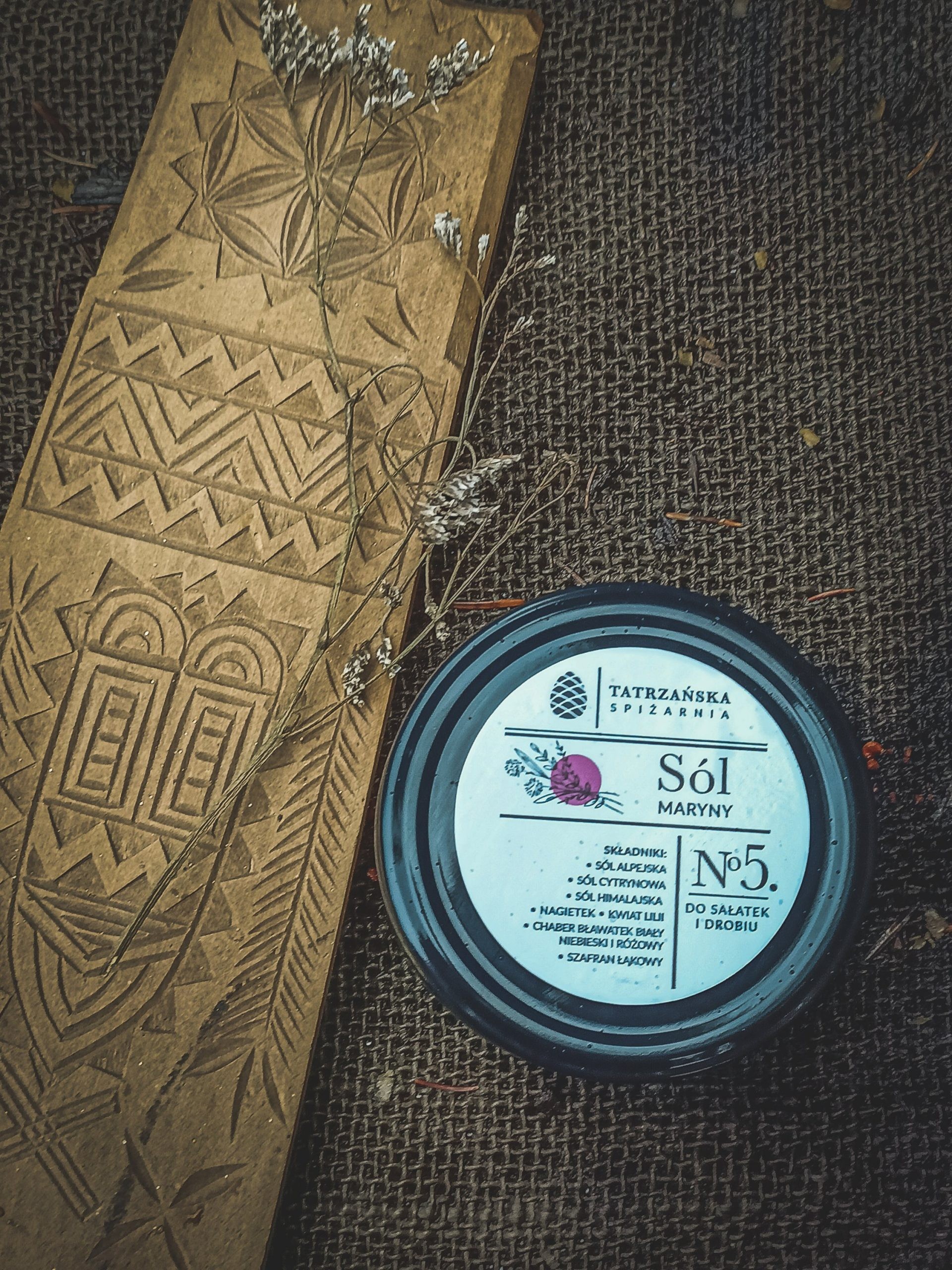 Sól MARYNY Nº5 – kwiatowa sól do ryb, sałatek i drobiu | Tatrzańska Spiżarnia