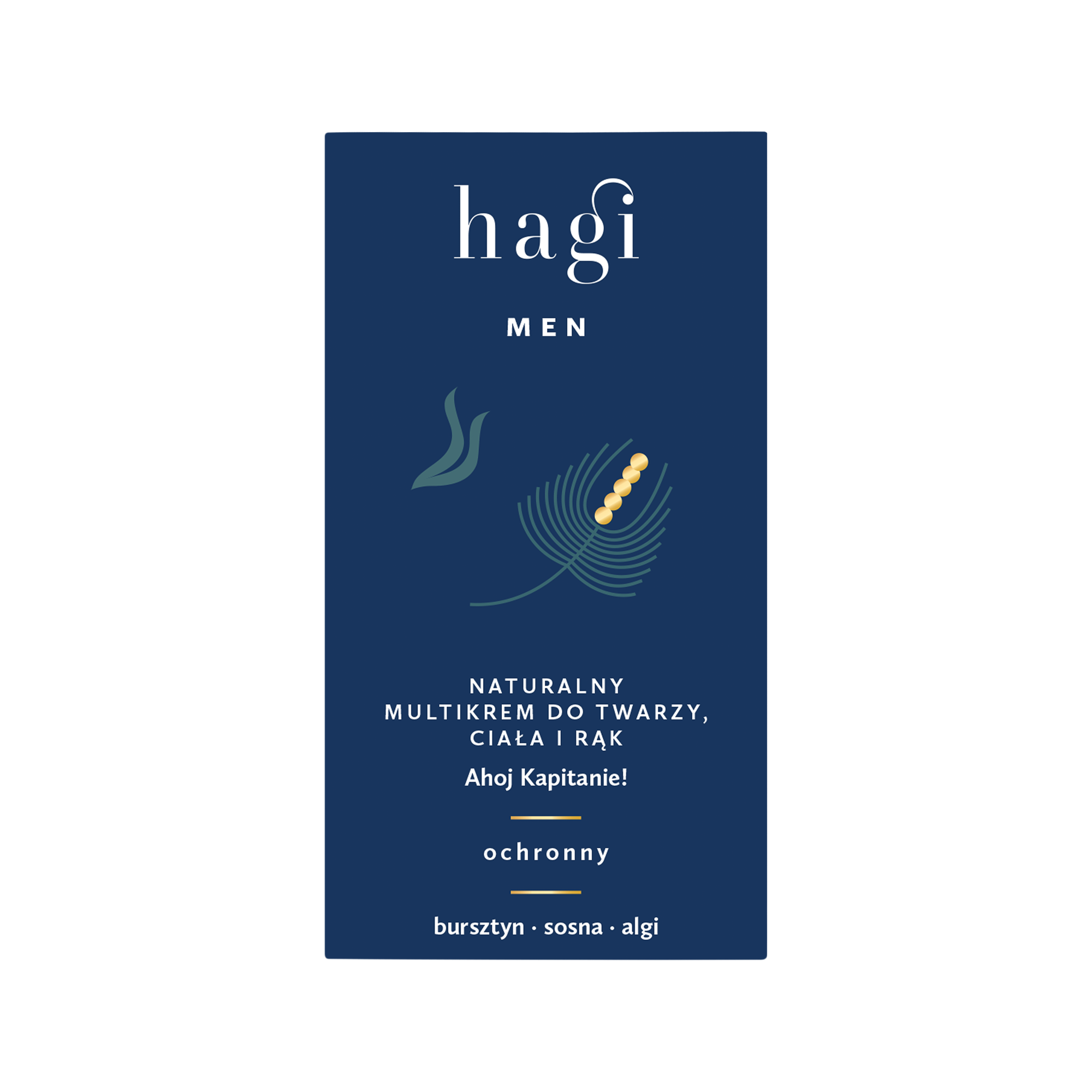 Multikrem do twarzy, ciała i rąk dla mężczyzn | Ahoj Kapitanie | Hagi