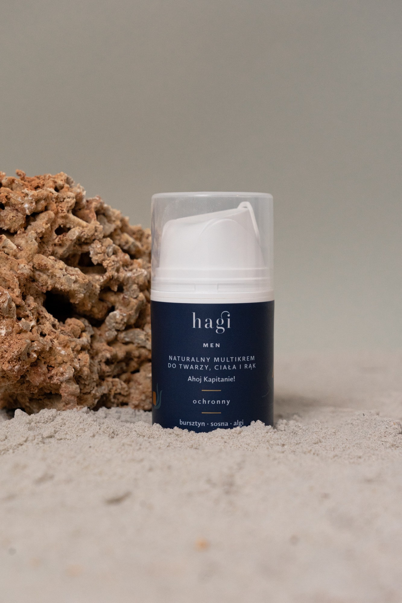 Multikrem do twarzy, ciała i rąk dla mężczyzn | Ahoj Kapitanie | Hagi