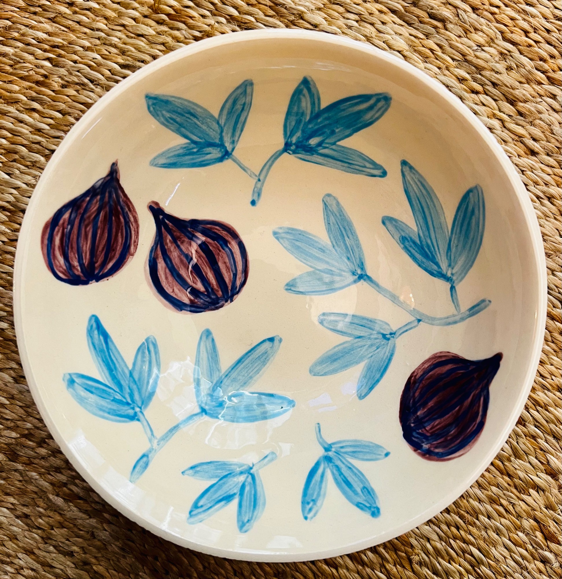 Miseczka w figi z błękitem