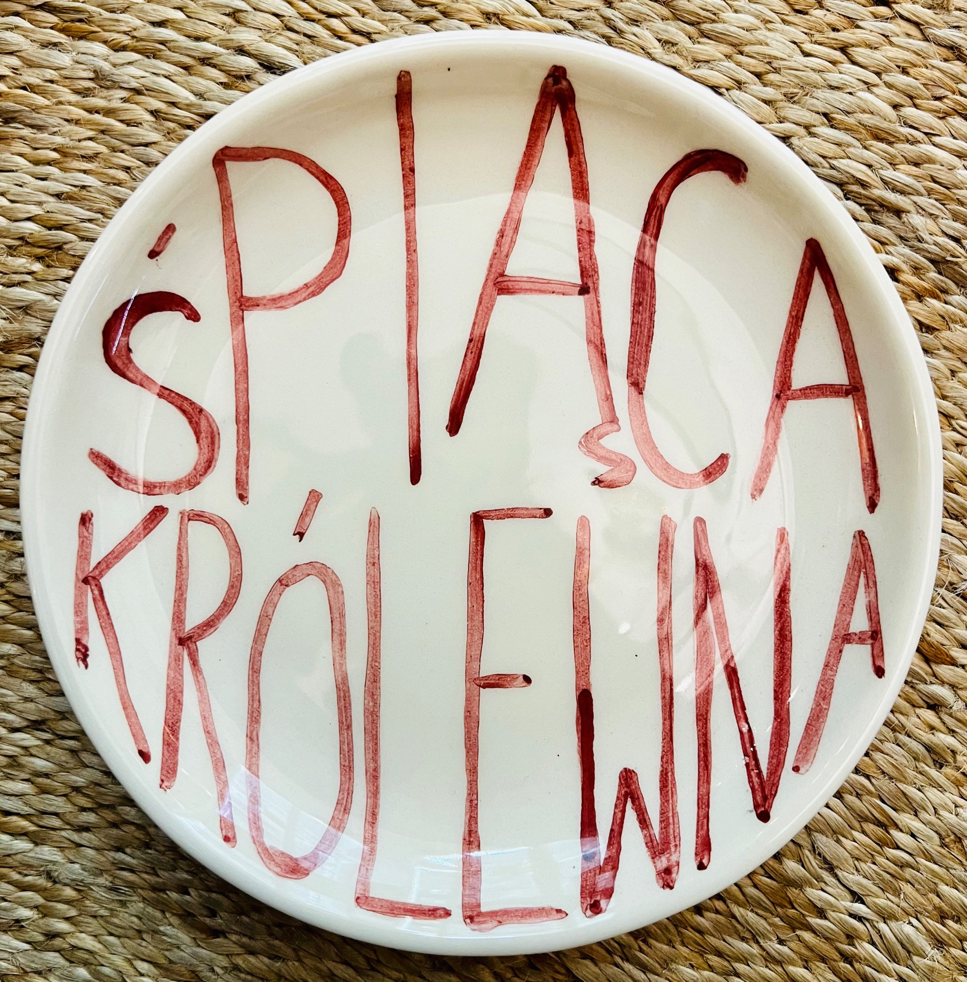 Talerz Śpiąca królewna 17 cm – ceramiczny | M2K ceramika