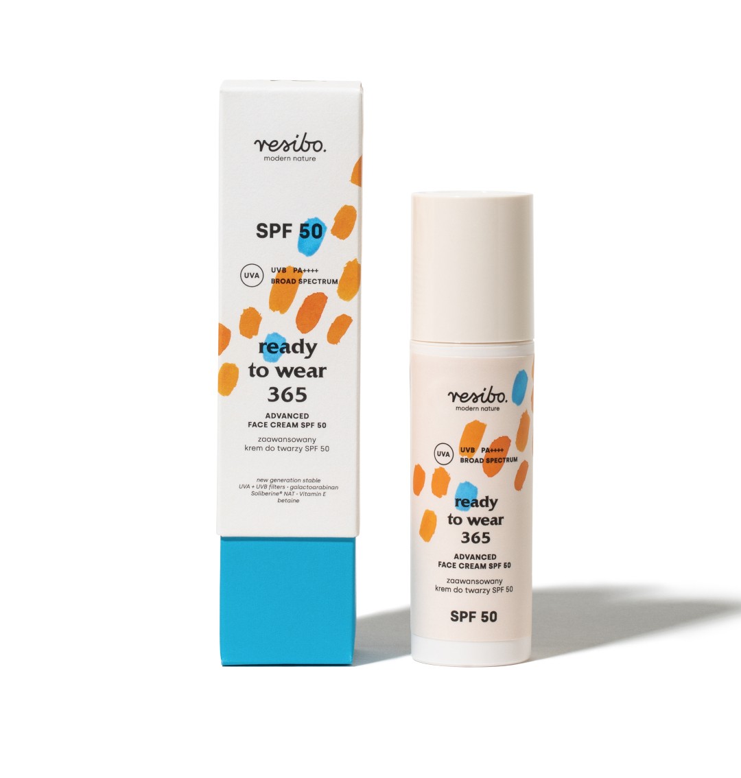 Ready to Wear 365 zaawansowany krem do twarzy SPF 50 | 50ml | Resibo