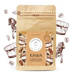 Kawa o smaku masła orzechowego mielona | 200g | Orzechownia