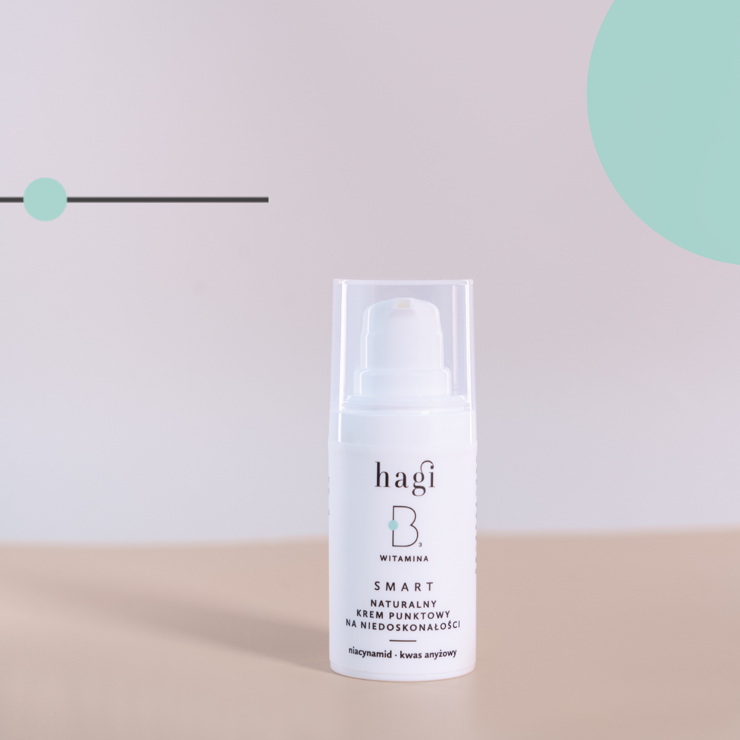 Smart B – krem punktowy na niedoskonałości do cery tłustej i trądzikowej | 15 ml | Hagi