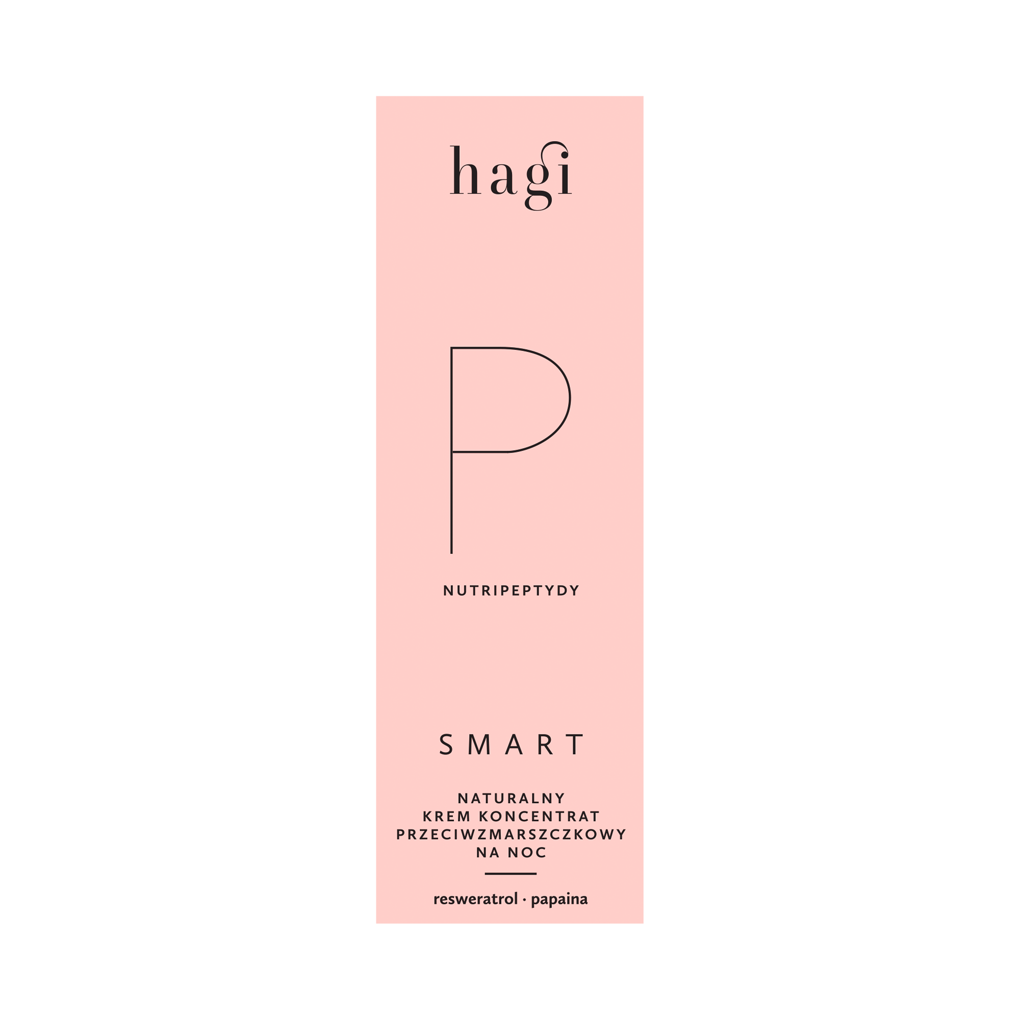 Smart P – naturalny krem przeciwzmarszczkowy na noc z nutripeptydami | 50 ml | Hagi