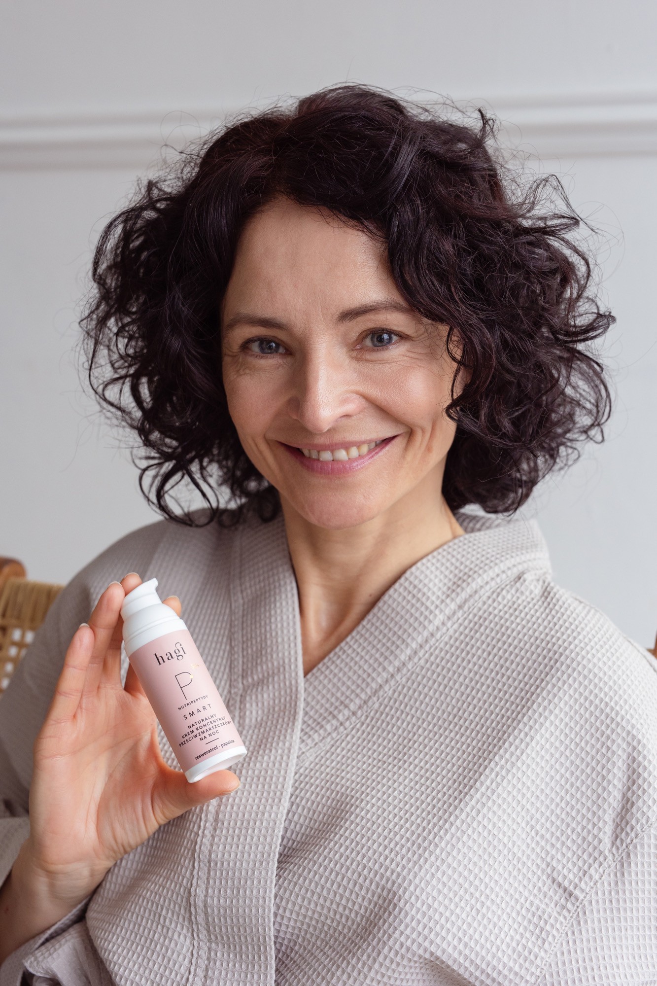 Smart P – naturalny krem przeciwzmarszczkowy na noc z nutripeptydami | 50 ml | Hagi