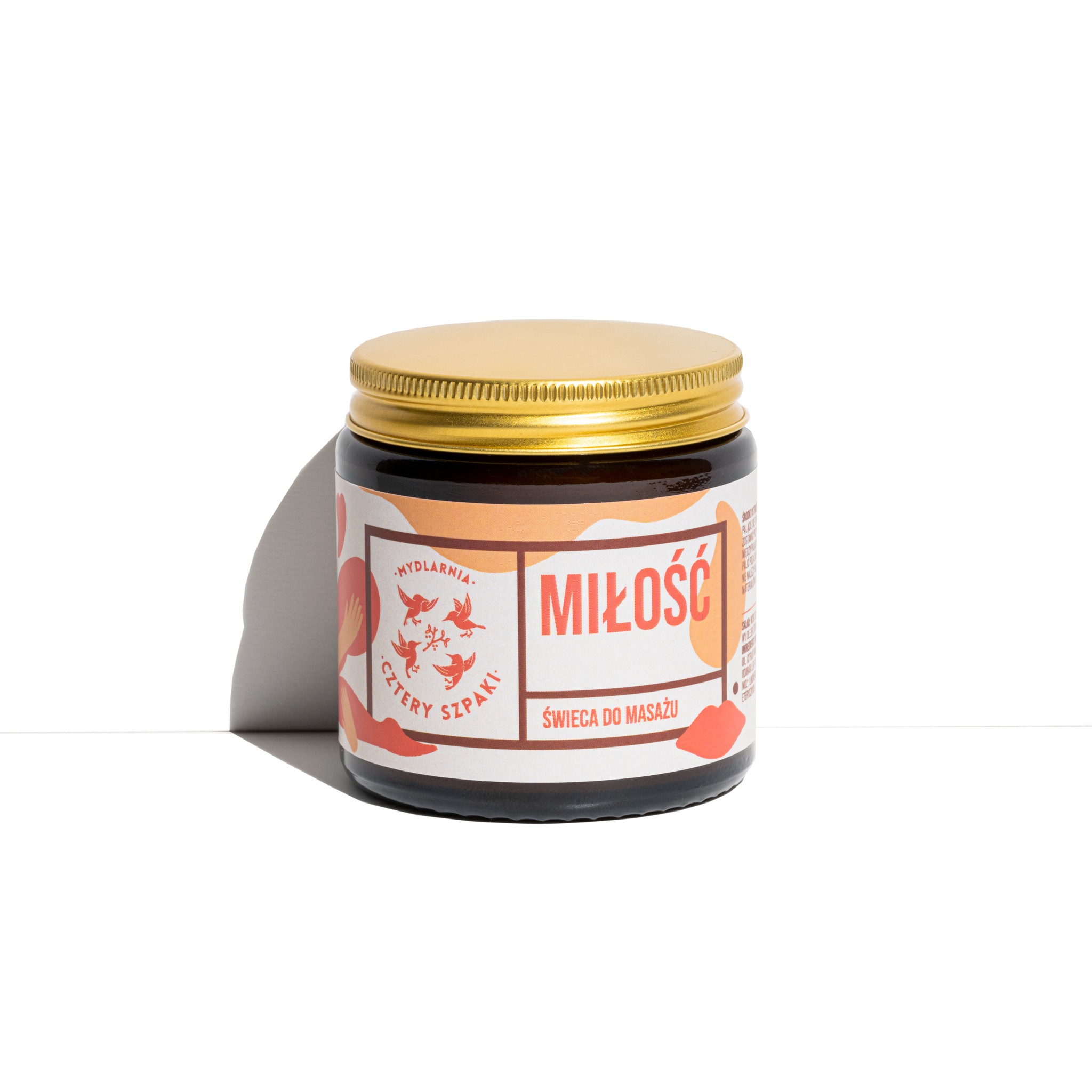 Świeca do masażu Miłość | 120ml | 4 szpaki