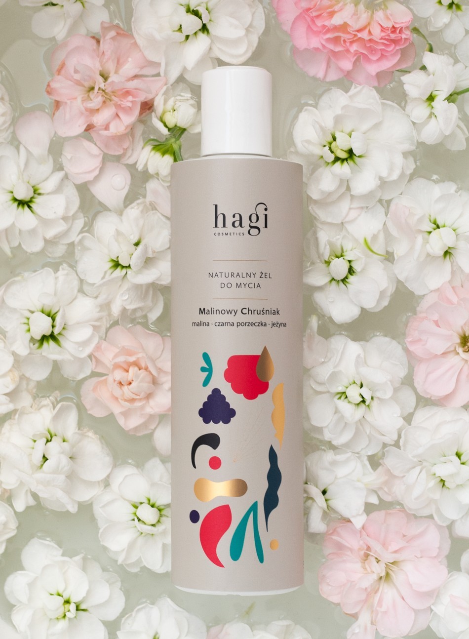 Pielęgnujący żel do mycia – Malinowy Chruśniak | 200ml | Hagi