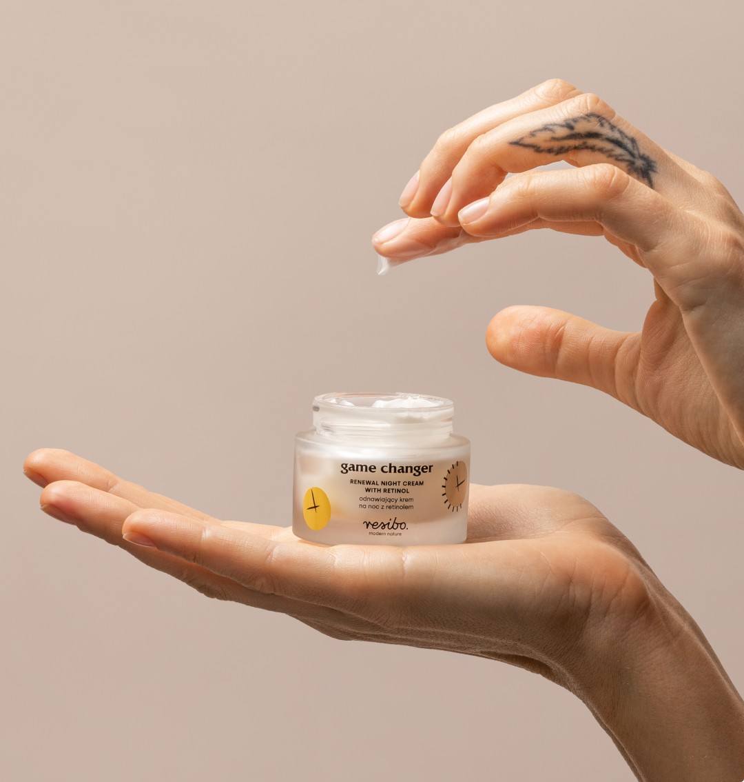 Game Changer odnawiający krem na noc z retinolem | 30ml | Resibo