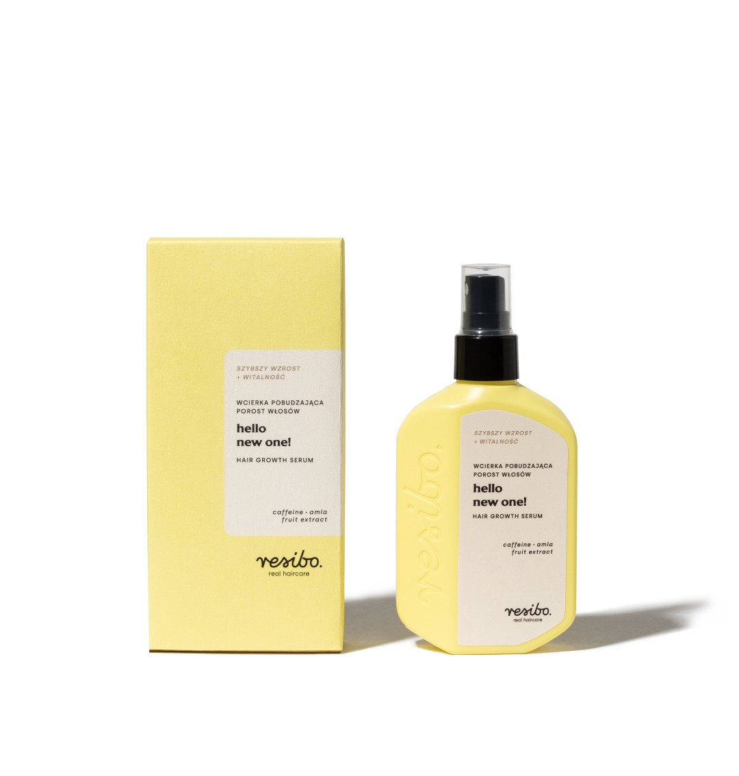 Hello New One! wcierka pobudzająca porost włosów | 90ml | Resibo