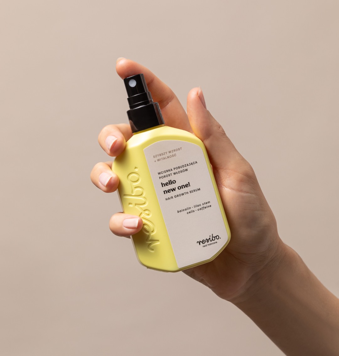 Hello New One! wcierka pobudzająca porost włosów | 90ml | Resibo