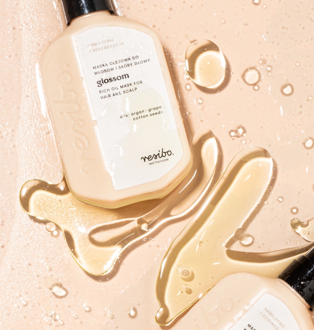 Glossom maska olejowa do włosów | 100ml | Resibo