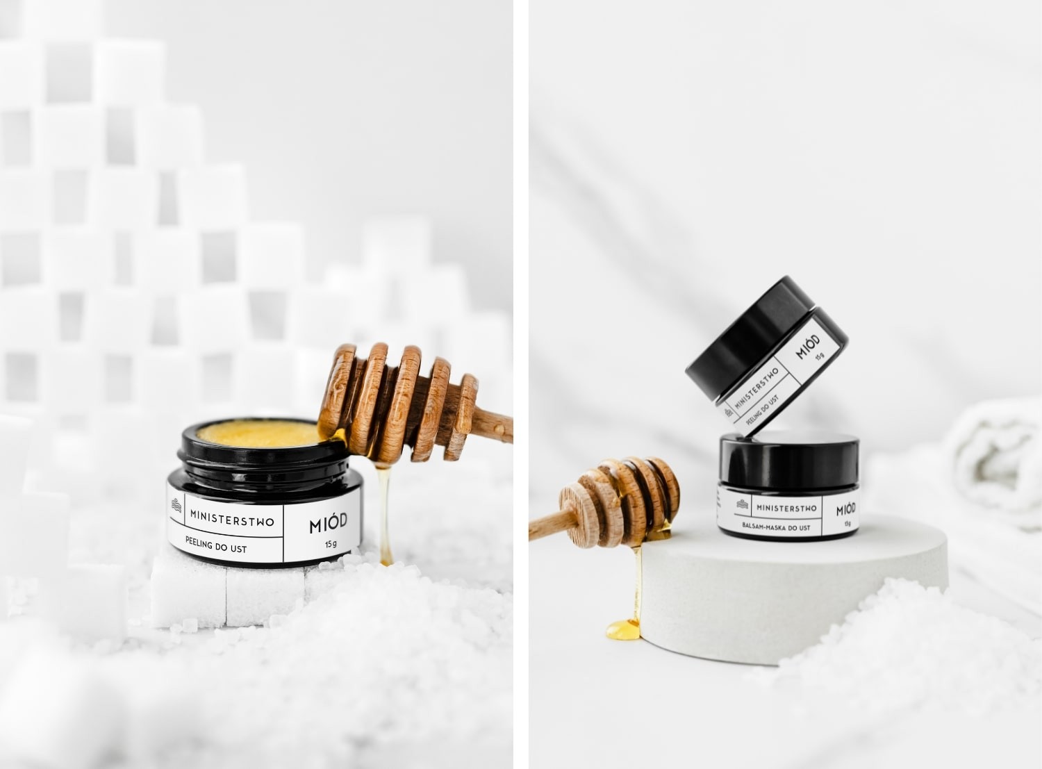 Miód | Peeling do ust | 15 g | Ministerstwo Dobrego Mydła