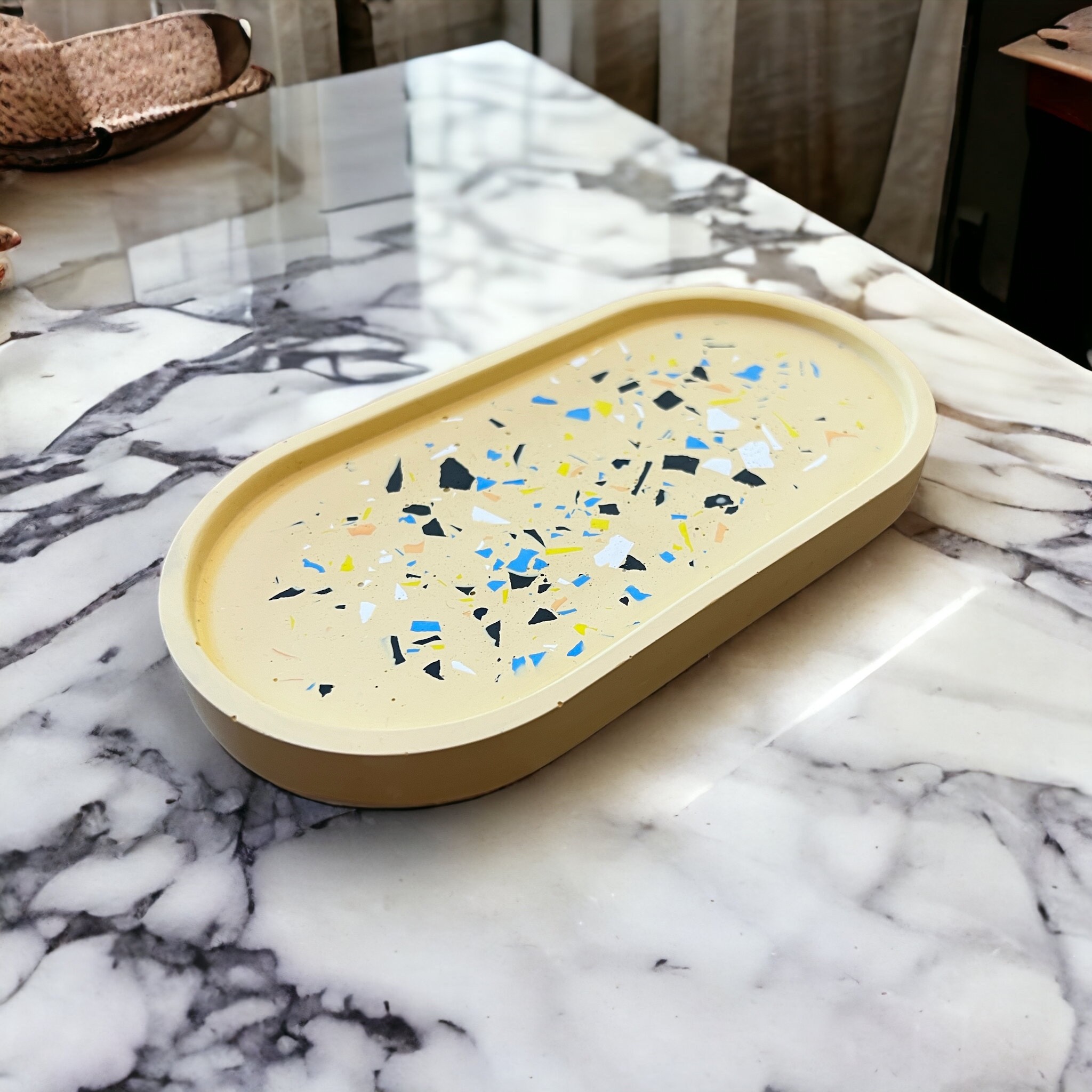 Podstawka OWAL lastryko żółta