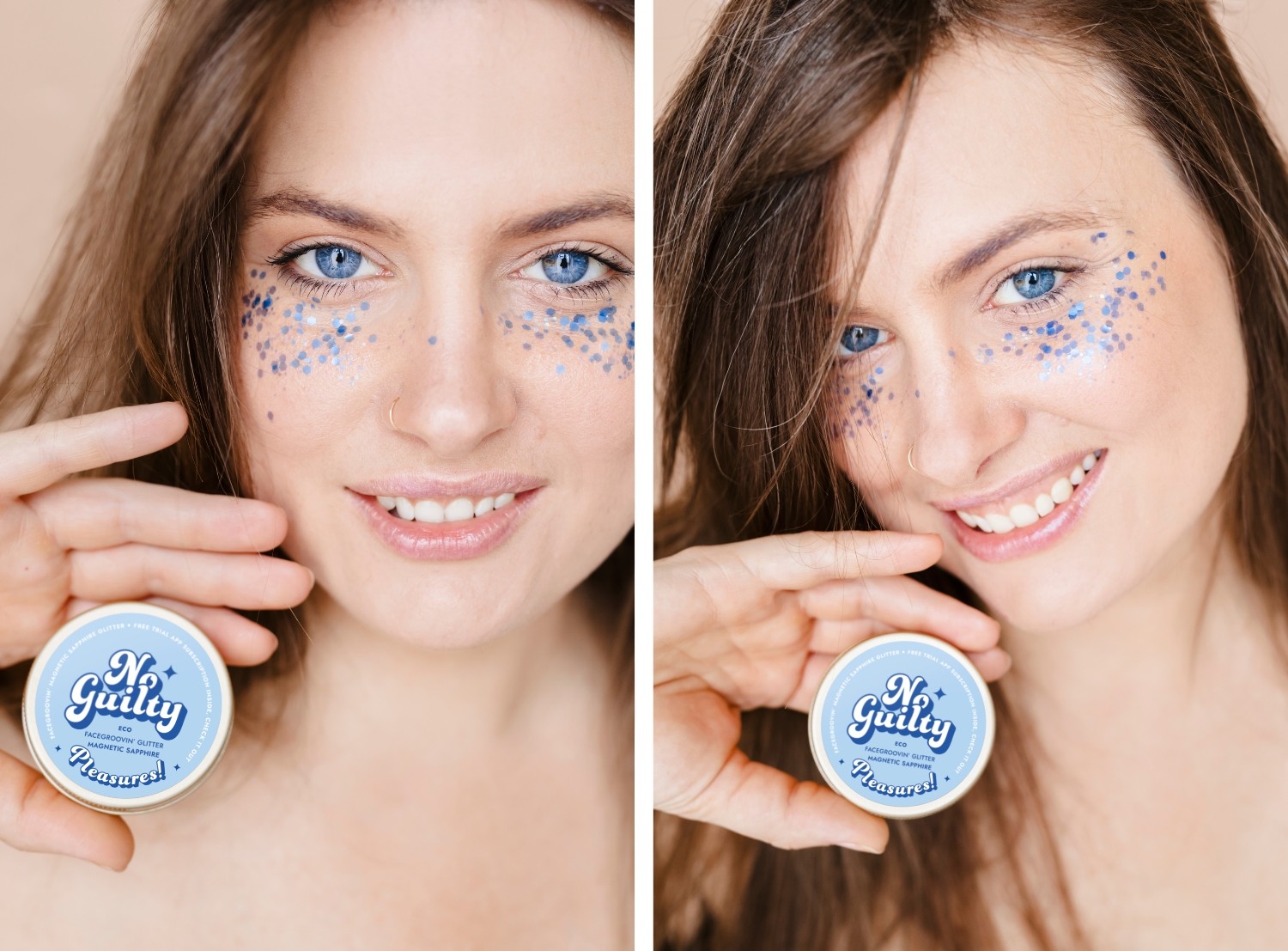 Brokat Facegroovin’ Magnetic Sapphire Glitter | 10g | Ministerstwo Dobrego Mydła ✨