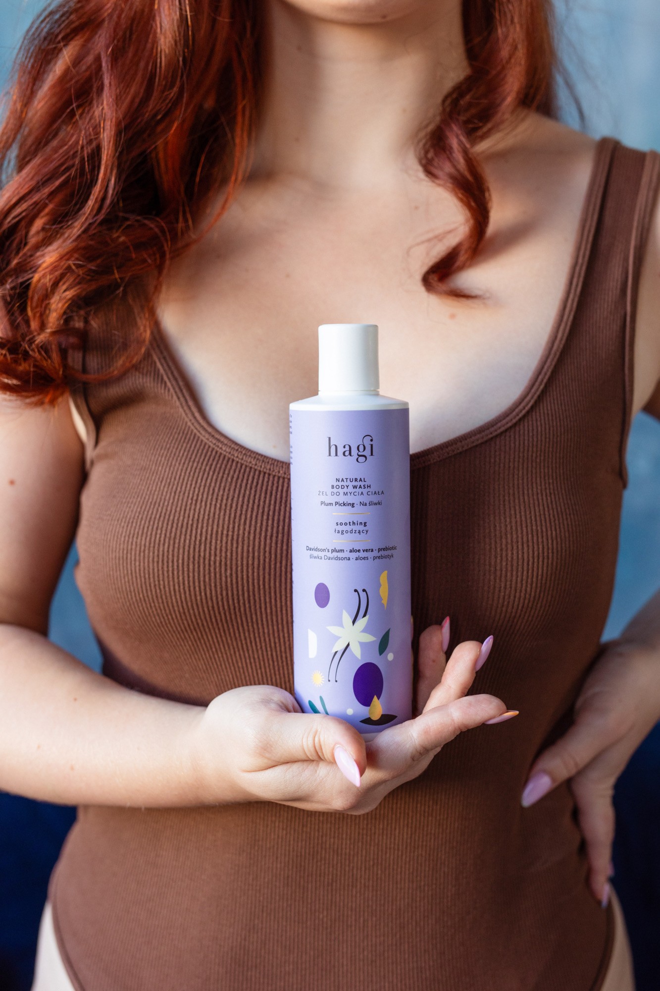 Żel do mycia ciała łagodzący Na Śliwki 300 ml | Hagi