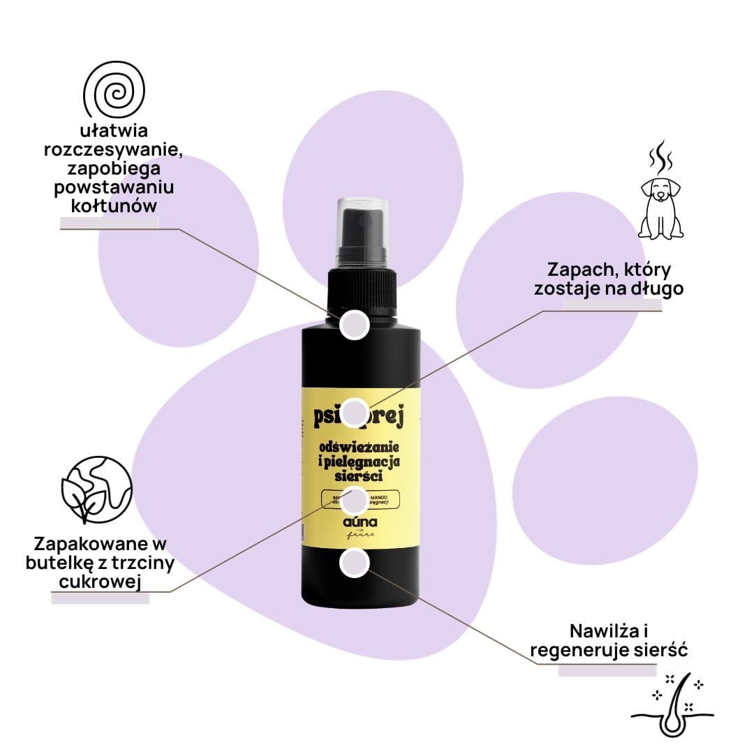 odżywka na sucho do codziennej pielęgnacji MANGO - 150 ml | auna