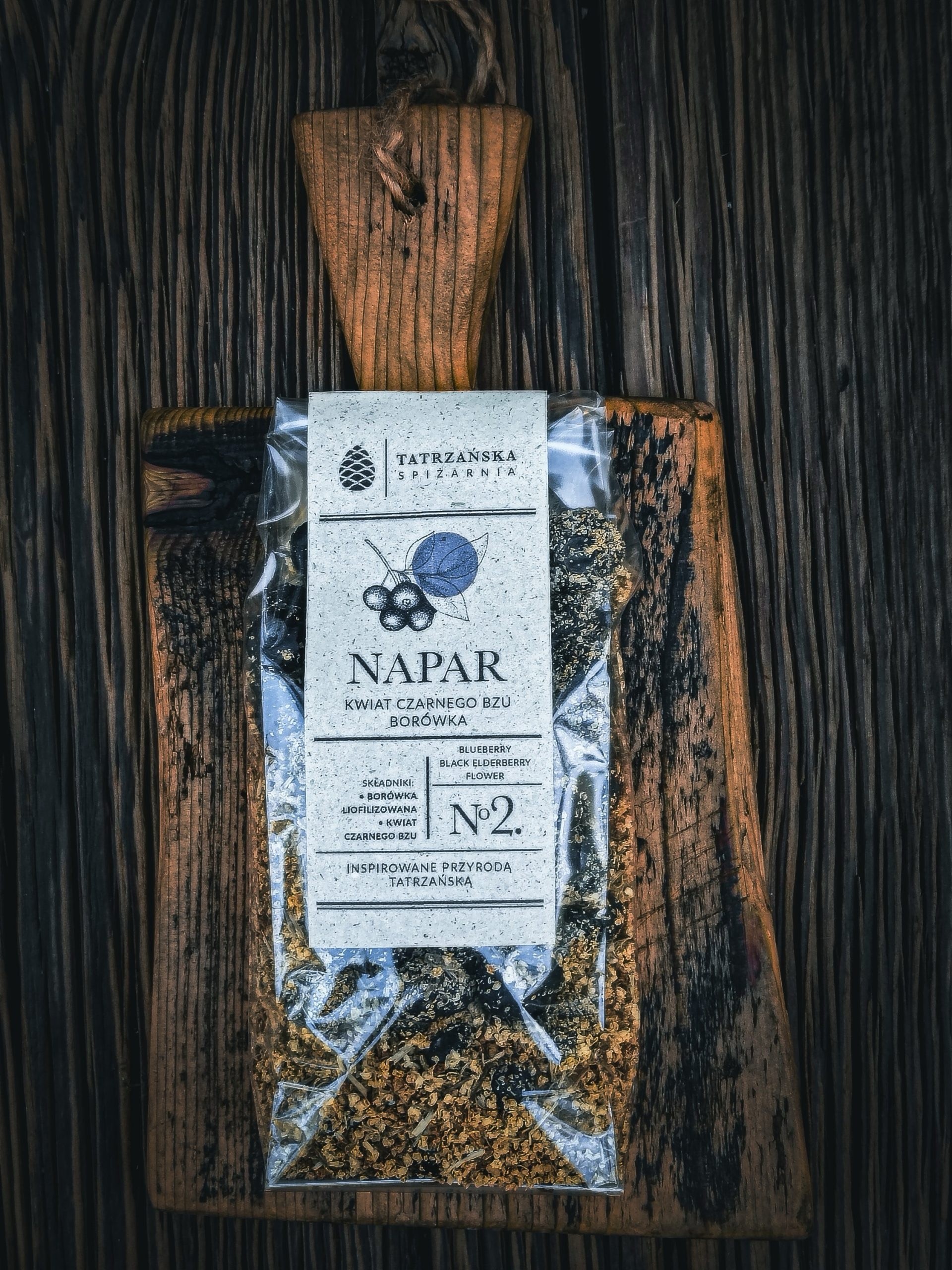 Napar Kwiat Czarnego Bzu & Borówka | odporność | 100 g | Tatrzańska