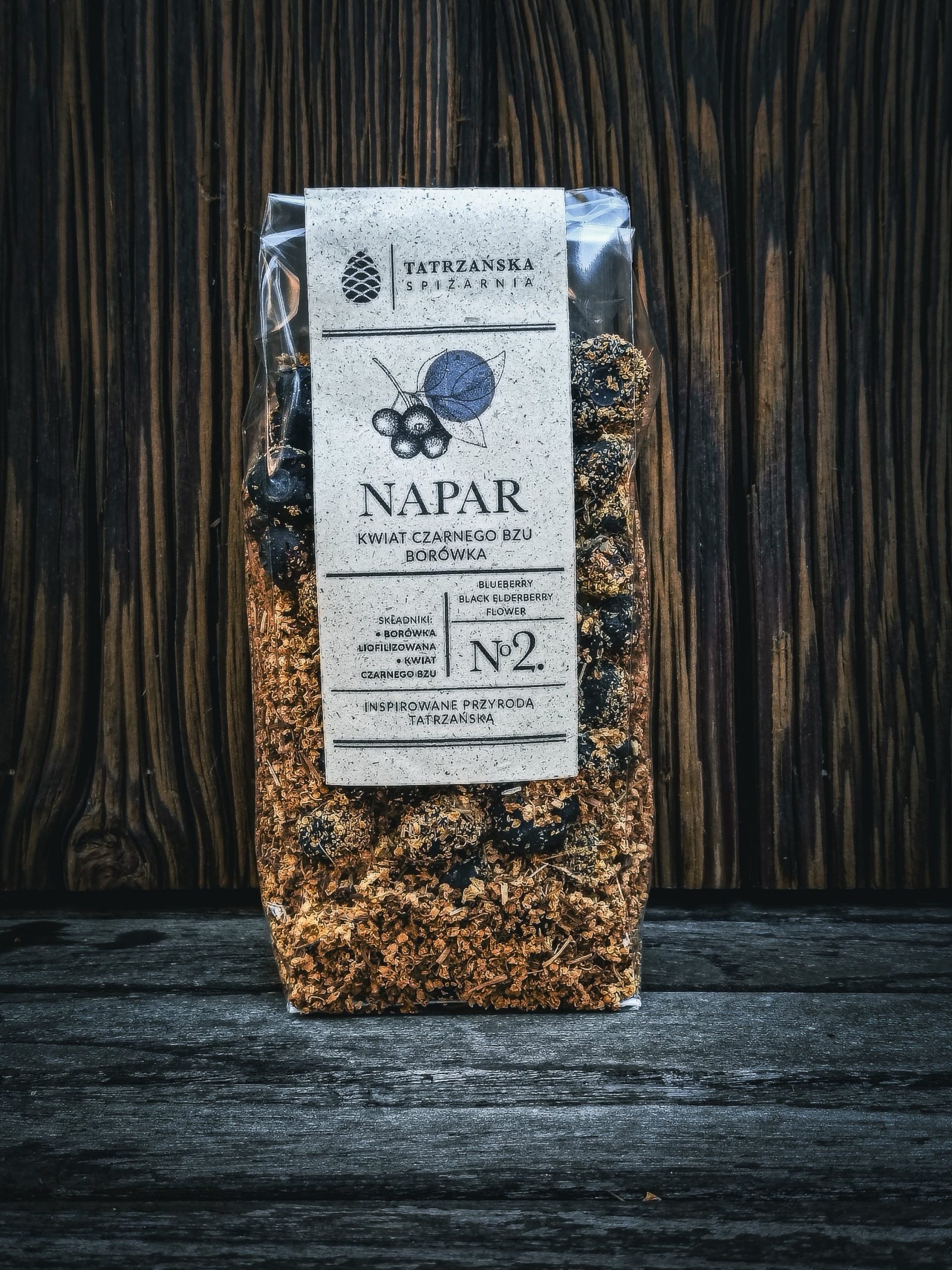 Napar Kwiat Czarnego Bzu & Borówka | odporność | 100 g | Tatrzańska