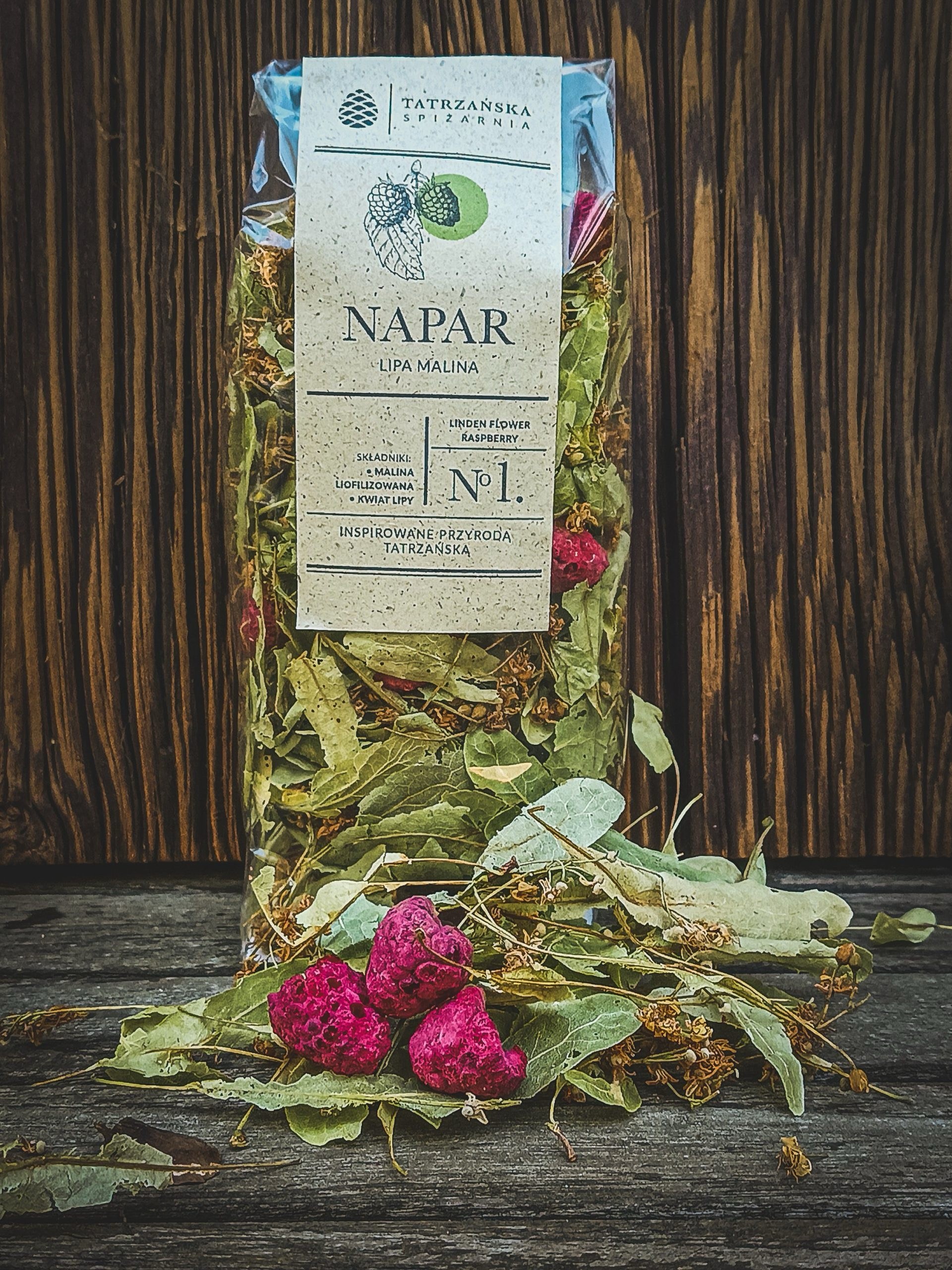 Napar Lipa & Malina | kwiat lipy i malina liofilizowana | 30 g