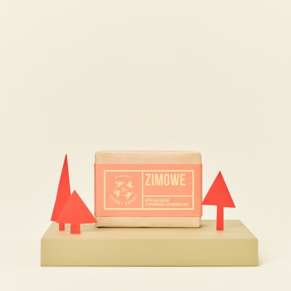 Zimowe | Mydło w kostce | 110 g | 4 Szpaki