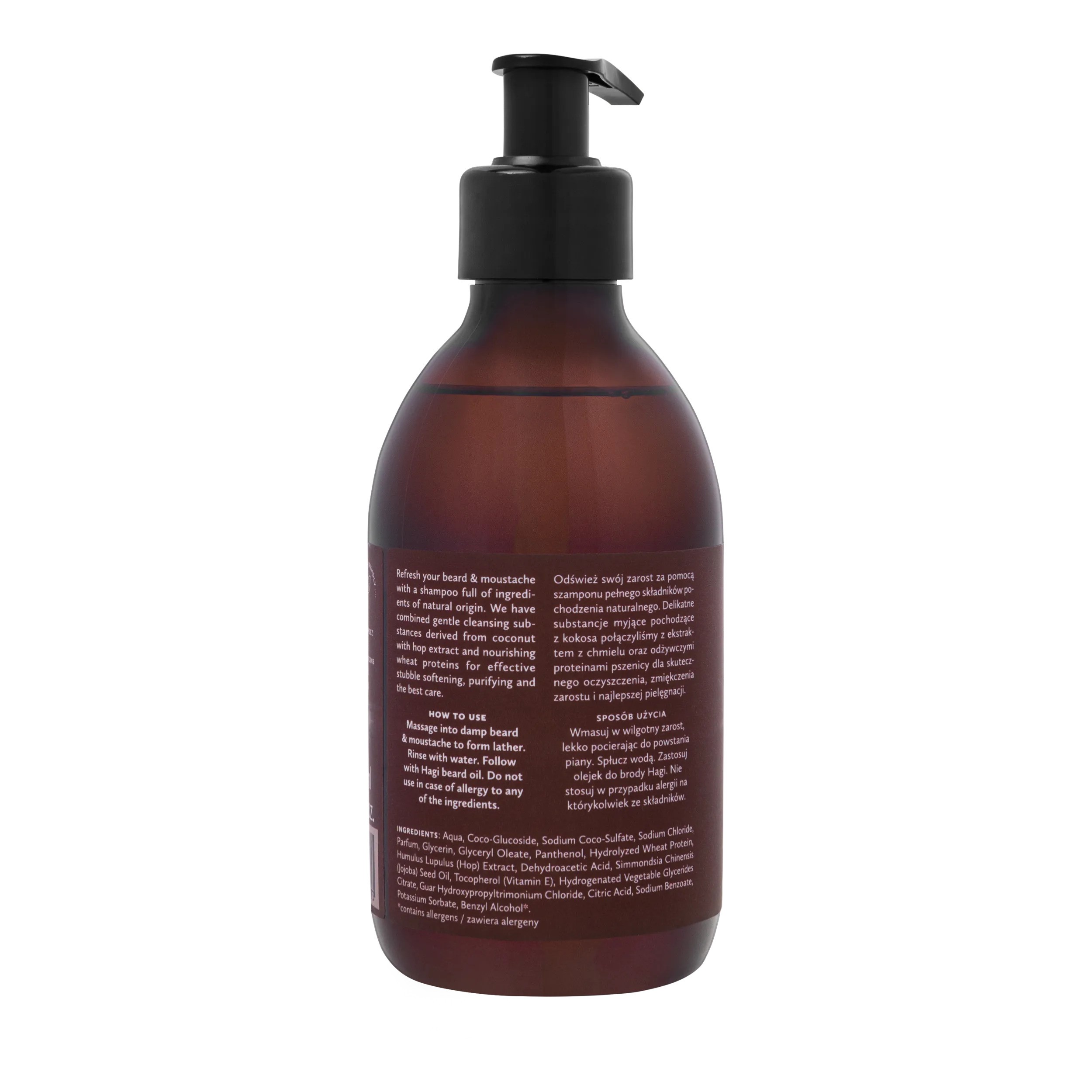 Szampon do brody i włosów Whisky Barber | 300 ml | Hagi