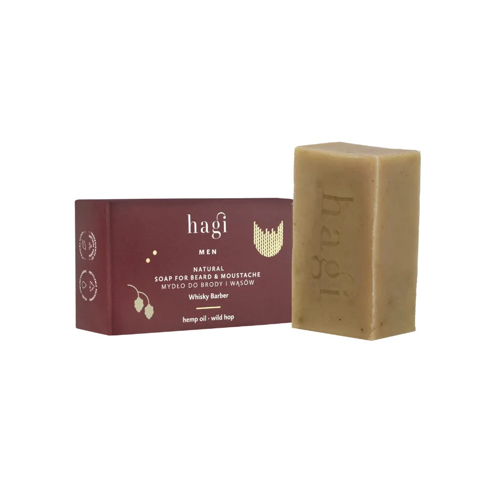 Mydło do brody i wąsów Whisky Barber | 100 g | Hagi
